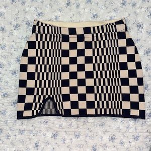 Urban Outfitters Checkered Mini Skirt